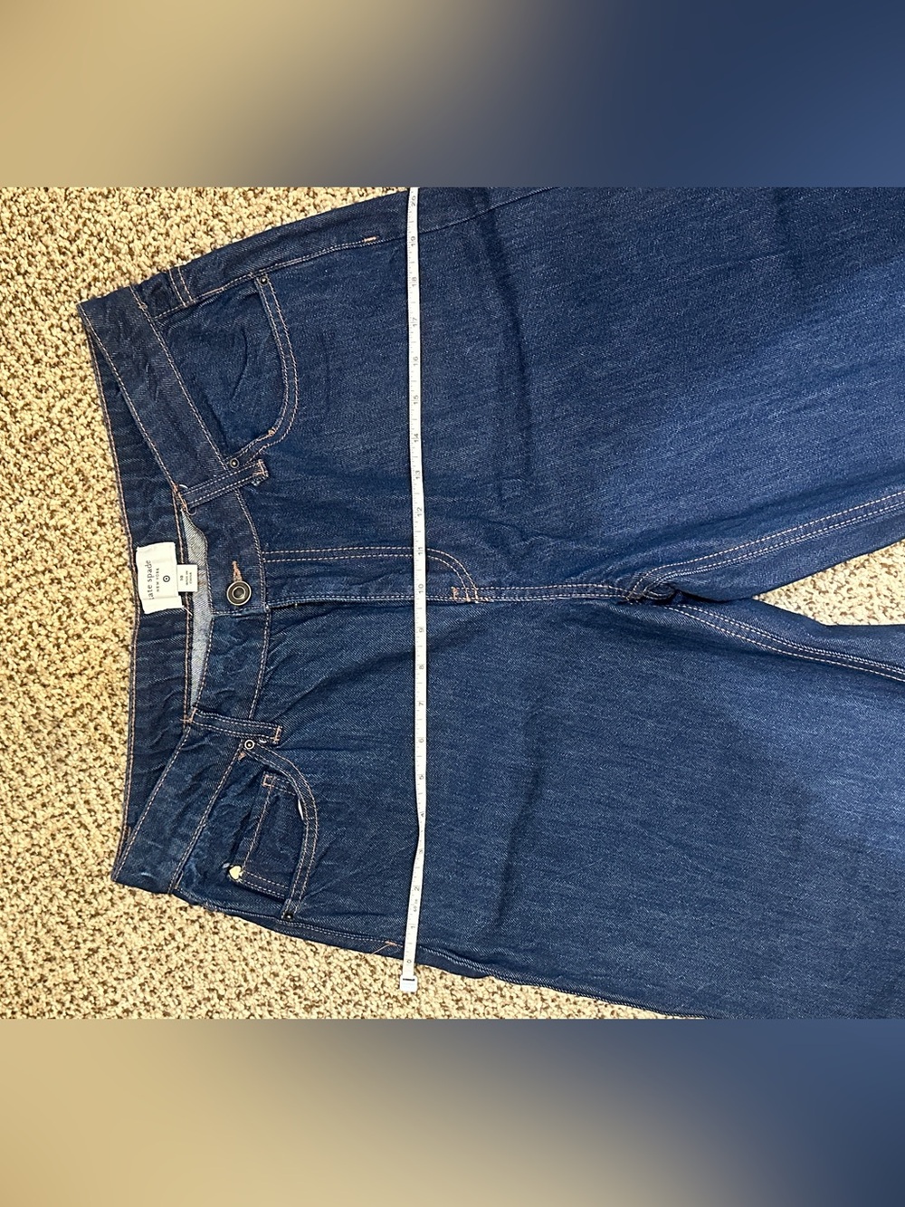 Kate Spade Target Cuff Jeans size 10 Like New - Picture 3 of 5